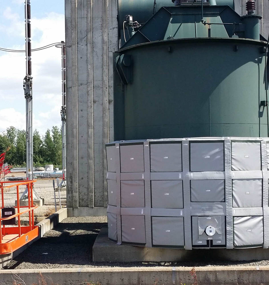 Couverture acoustique sur structure