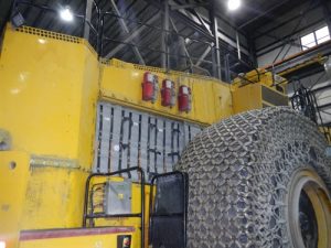 Couverture acoustique pour véhicule (mine)