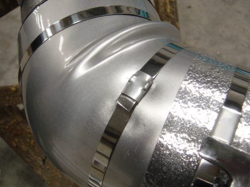 Coude coquille Urtech revêtement aluminium