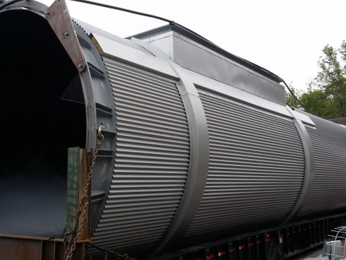 Insulation of industrial stack