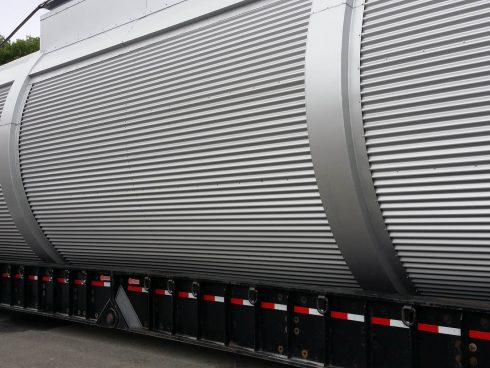 Isolation de cheminée industrielle