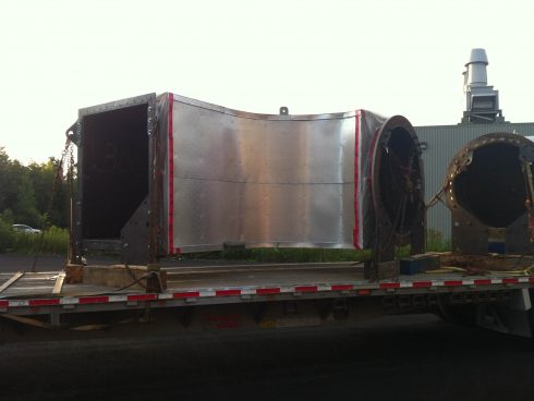 Isolation système ventilation industriel