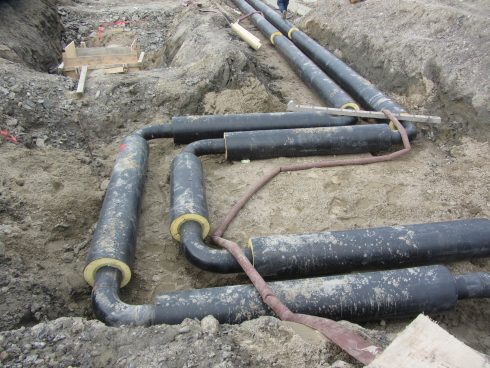 Réseau conduite préisolée - Système Urtech