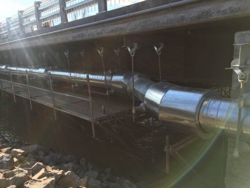 Tuyauterie préisolé polyuréthane - dessous pont - Urtech (2)