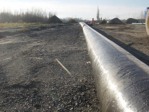 Tuyauterie préisolée avec revêtement rigide