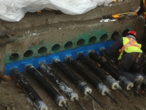 Tuyauterie préisolée - multiple sorties