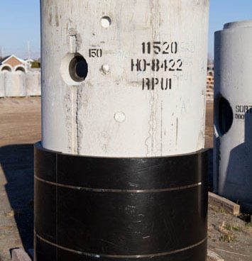 Urecth RE shell for concrete manhole