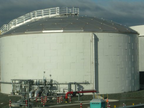 Urtech insulating pannels for tank
