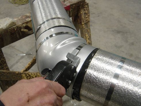 Urtech shell elbow preinsulated urethane