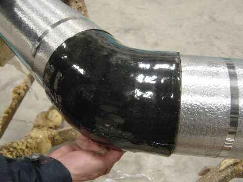 Urtech shell for elbows preinsulated